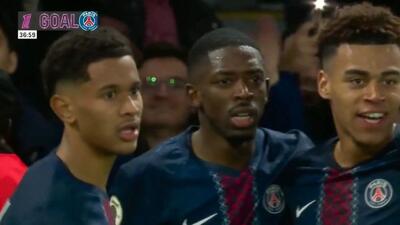  گل دوم پاری سن ژرمن به مارسی (دبل و سوپرگل عثمان دمبله)