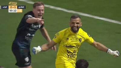  وقتی دروازه‌بان الطائی، تروبین شد!