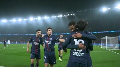  گل پنجم پاری سن ژرمن به مارسی (لی کانگ این)