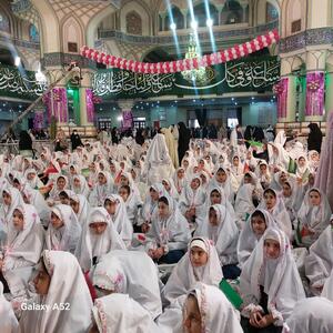  حضور ۵۰۰۰ فرشته سپیدپوش در حرم سیدالکریم