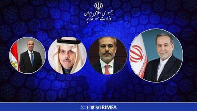  گفت‌وگوهای تلفنی عراقچی با وزرای خارجه ترکیه، مصر و عربستان در مورد مذاکرات مسقط