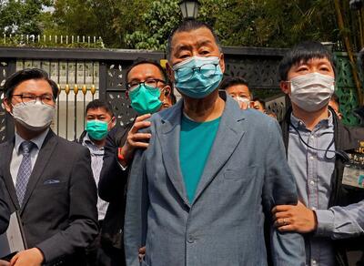  جیمی لای، غول رسانه‌ای و چهره برجسته دموکراسی‌خواه هنگ‌کنگ، به ۲۰ سال زندان محکوم شد