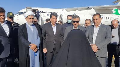  معاون اجرایی رئیس جمهور وارد بم شد