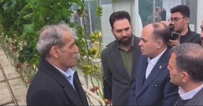  فیلم | افتتاح فاز توسعه گلخانه فناور در ابهر با حضور وزیر جهاد کشاورزی