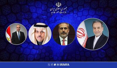  گفت‌وگوهای تلفنی عراقچی با وزرای خارجه ترکیه، مصر و عربستان در مورد مذاکرات مسقط
