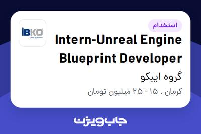  استخدام Intern-Unreal Engine Blueprint Developer در گروه ایبکو