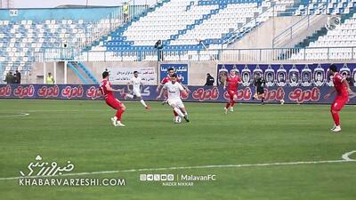 ویدیو| لحظه پنالتی دادن سروش و گل ملوان از زاویه جدید