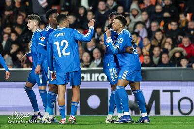  والنسیا ۰ - رئال مادرید ۲/ رئالی‌ها در خانه خفاش سه امتیاز گرفتند