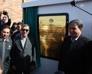  معاون رئیس جمهور نیروگاه خورشیدی ۴۰ مگاواتی گل‌گهر را افتتاح کرد