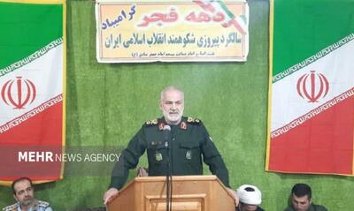  سردار بلالی: اقتدار دفاعی ایران محصول جانفشانی رزمندگان است