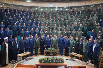 نشست فرمانده نیروی هوایی ارتش با دانشجویان دافوس