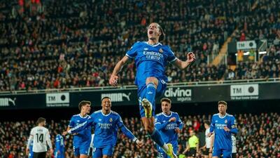  فیلم/ خلاصه بازی والنسیا صفر - رئال مادرید ۲ - پارس فوتبال