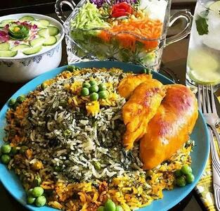  طرز تهیه نخودپلو با مرغ مجلسی