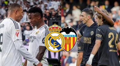  خلاصه بازی رئال مادرید ۲ _ ۰ والنسیا / اختلاف ۱ امتیازی کهکشانی‌ها با بارسلونا صدرنشین