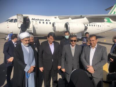 معاون اجرایی رییس جمهور وارد بم شد