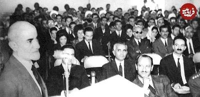  عباس شیبانی و مهدی بازرگان در دادگاه نظامی؛ سال ۱۳۴۲