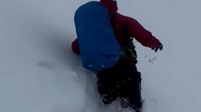  تصاویر دیدنی از حجم سنگین برف در توچال