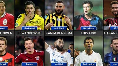  بازیکنان خائن؛ ستارگانی که در دو باشگاه رقیب بازی کرده‌اند؛ با حضور زلاتان، فیگو، رونالدو، باجو، بنزما و لوئیز انریکه