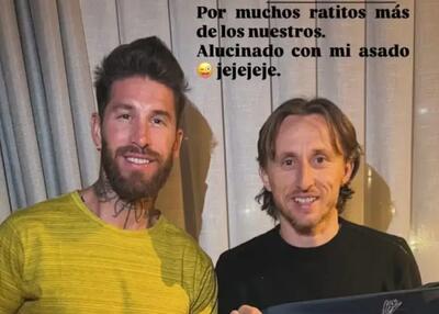  مودریچ برای بردن راموس به ملاقاتش رفت!