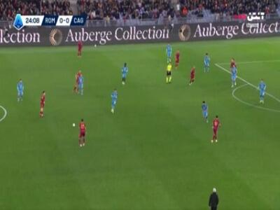  گل اول رم به کالیاری توسط مالن