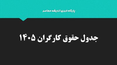  جدول حقوق کارگران ۱۴۰۵/ تأثیر افزایش حقوق ۱۴۰۵ بر مزایا+ جدول مقایسه ای افزایش حقوق
