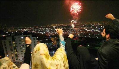  میدان تجریش همزمان با شب 22 بهمن