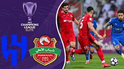  خلاصه بازی شباب الاهلی امارات - الهلال