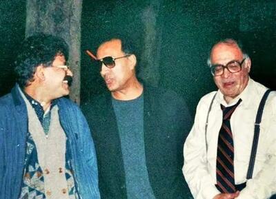  دهه 70؛ دورهمی «محمد نوری، عباس کیارستمی و عباس یاری» (عکس)