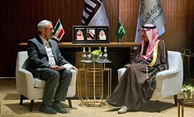  دیدار وزیر امور اقتصادی و دارایی با وزیر دارایی عربستان سعودی