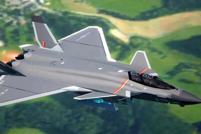  اهدای ماکت جنگنده J-20 به فرمانده ارشد ایرانی