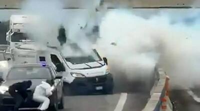  لحظه عجیب سرقت هالیوودی از ماشین حمل‌ پول