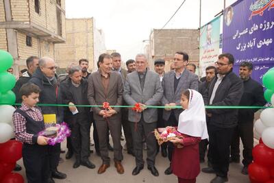  طرح های عمرانی دهیاری مهدی آباد افتتاح شد