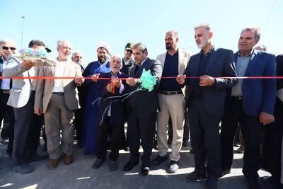  پروژه جاده «بین مزارع احمدآباد» بهاباد یزد تکمیل و به بهره برداری رسید