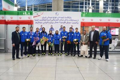  بازگشت کاروان دو و میدانی ایران از رقابت‌های داخل سالن قهرمانی آسیا با ۴ مدال رنگارنگ
