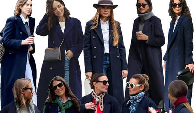  مینیمال، لوکس، همیشه شیک؛ 8 ترکیب با پالتوی سرمه‌ای که زمستانتان را متحول می‌کند - چی بپوشم