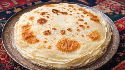  طرز تهیه نان لواش نازک روی ماهیتابه بدون نیاز به فر و ورز دادن