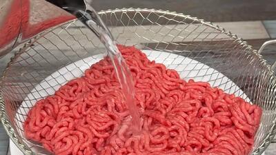  بهترین روش شستن و پختن گوشت چرخ کرده / دیگه گوشت چرخی را ساده نخور