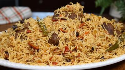  طرز تهیه قابلی پلو ازبکی با گوشت / قابلی پلو ازبکی اصل و مجلسی