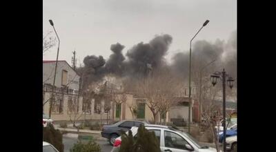  حریق در نیروگاه برق ستارخان؛ حادثه تحت کنترل است +ویدیو