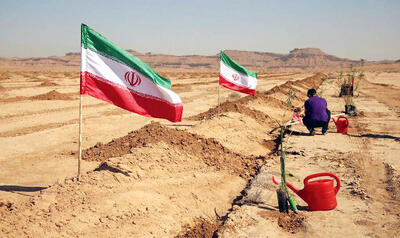  کمربند بیابان بر گردن اصفهان