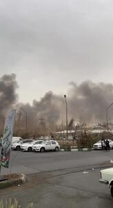  آتش‌ سوزی در نیروگاه برق آلستوم ستارخان تهران+ فیلم