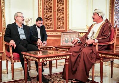 دیدار علی لاریجانی با وزیر دفتر سلطنتی عمان