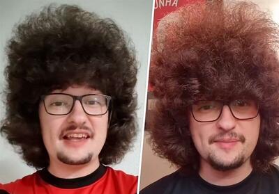  بالاخره قرمزها عجیب‌ترین هوادار خود را راهی آرایشگاه کردند! +عکس