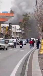  آتش‌سوزی در نیروگاه برق آلستوم ستارخان تهران