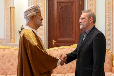  تصاویری از دیدار لاریجانی با سلطان عمان