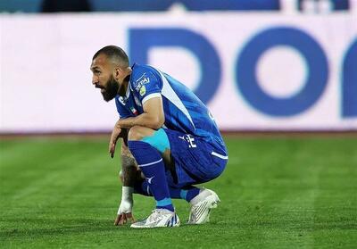  روزبه چشمی با درد اما مصمم به میدان می‌رود