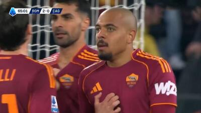  گل دوم رم به کالیاری (دبل دونیل مالن)