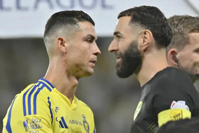  تماس بنزما با رونالدو پیش از اولین بازی برای الهلال