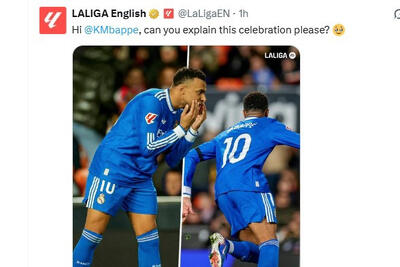  عکس؛ سوال صفحه رسمی لالیگا از کیلیان امباپه