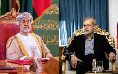  دیدار دبیر شورای امنیت ملی ایران با سلطان عمان